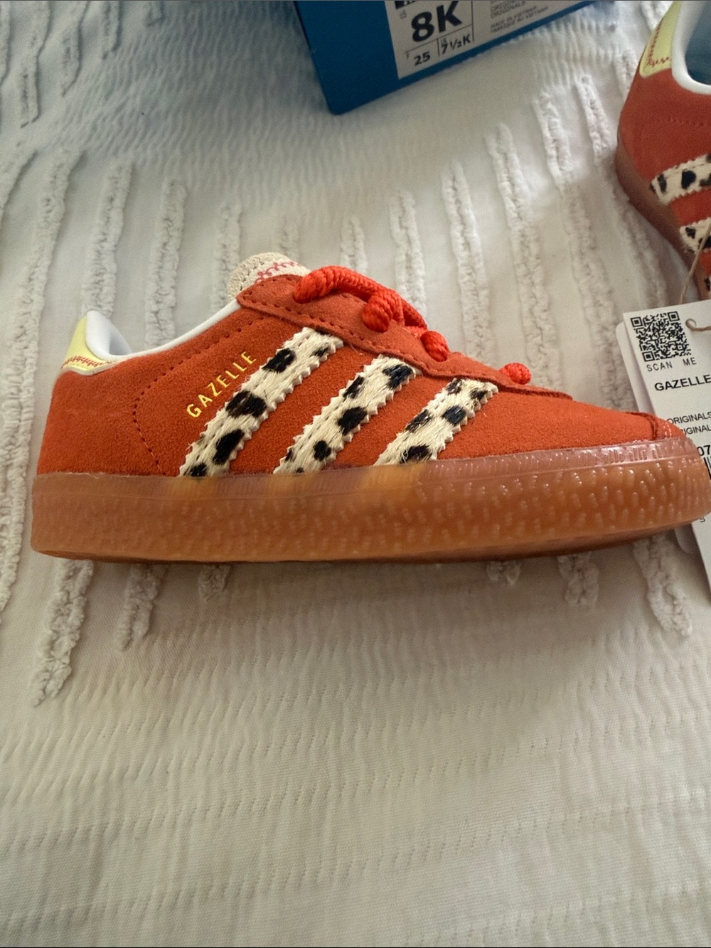 adidas Kids Gazelle Jessie  CF EL Orange Suede TOY STORY